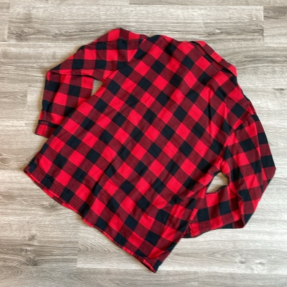 Wondershop at Target Red and Black Plaid Men's Sleepwear - Picture 2 of 3